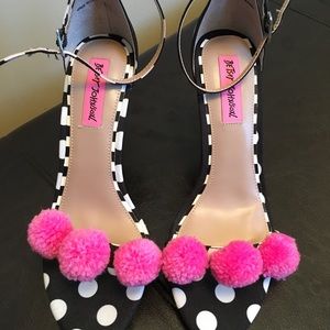 Betsy Johnson polka dot shoes